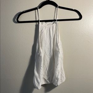 White halter top